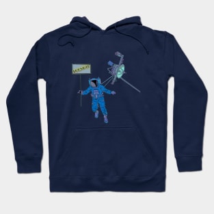 Blue astronaut Hoodie